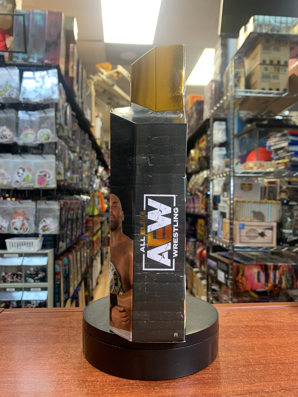 Unpainted Dax Hardwood #57 **ERROR** (All Elite Wrestling AEW, Jazwares) **SEALED**