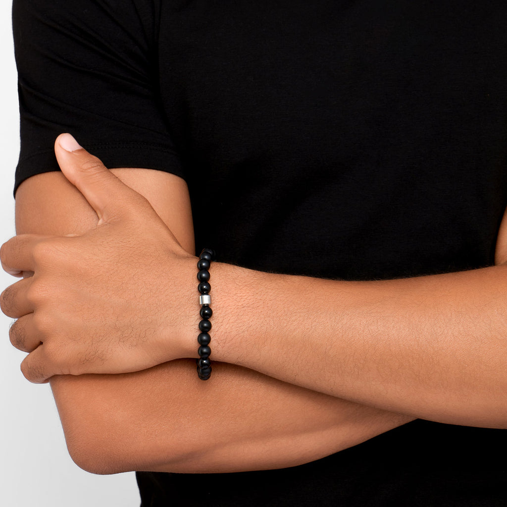 Tarnish Resistant Silver Plated 8mm Ball Bracelet