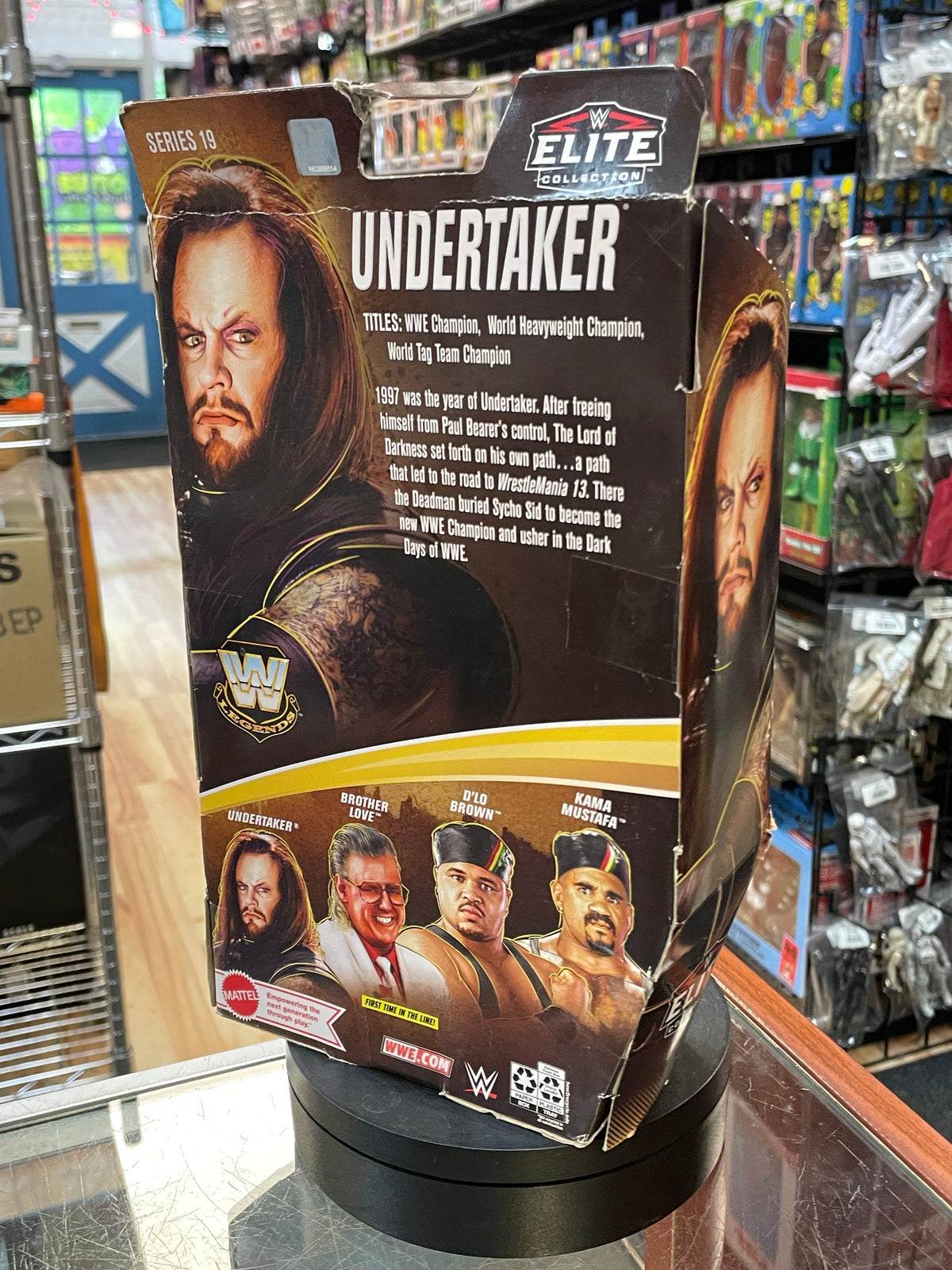 Undertaker S19 (WWE Elite Legends, Mattel) SEALED