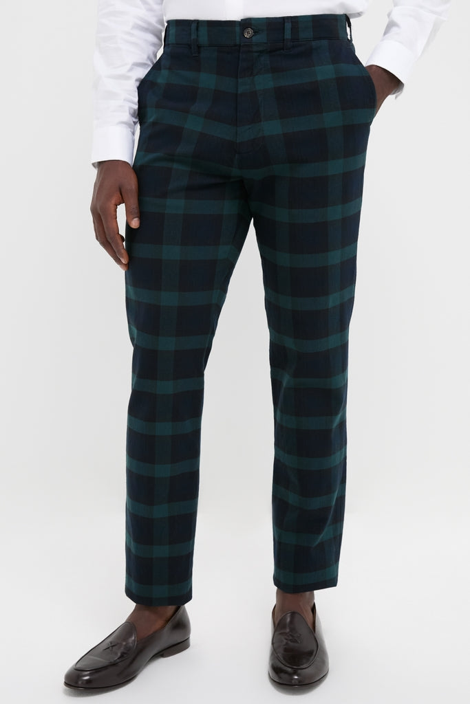 Blackwatch Tartan Stretch Twill Harbor Pants (34" Inseam)