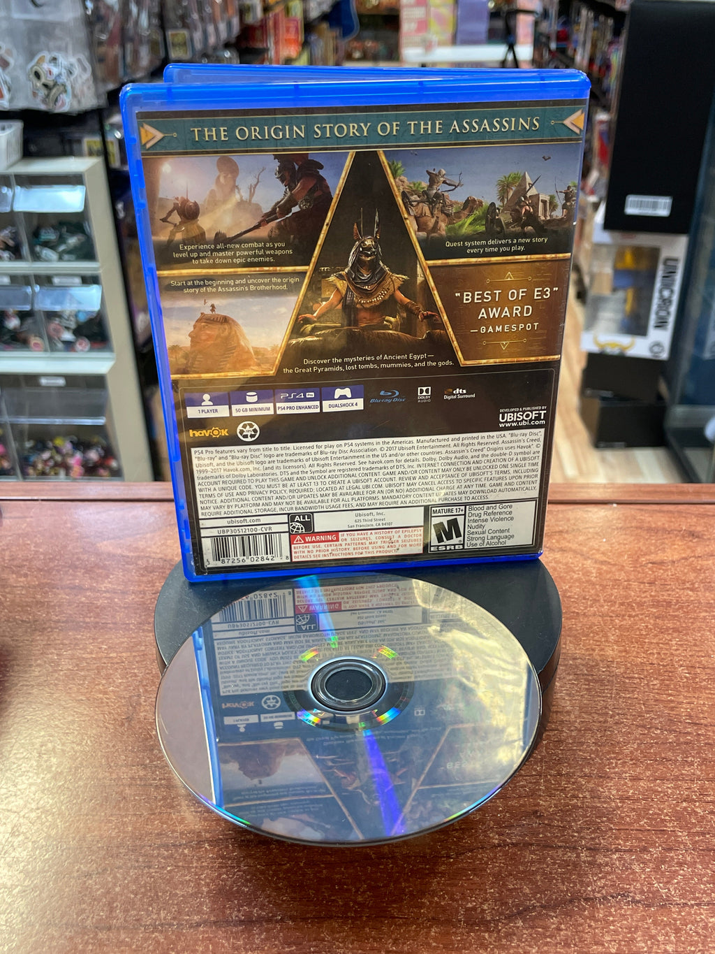 Assassin's Creed Origins (Sony Playstation PS4, Video Games) **TESTED**