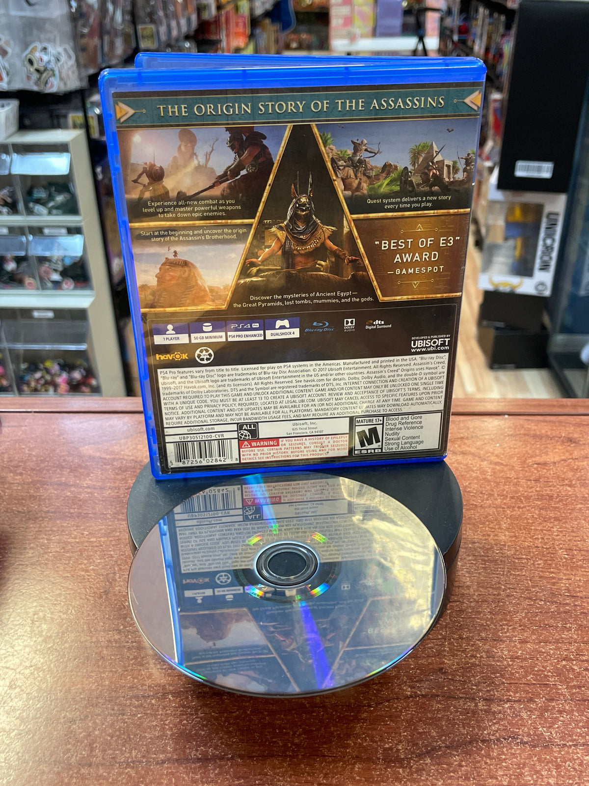 Assassin's Creed Origins (Sony Playstation PS4, Video Games) **TESTED**