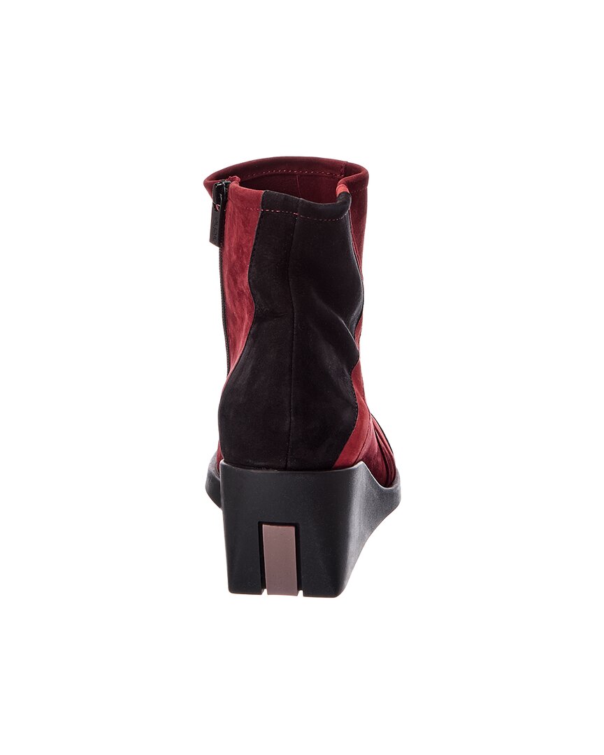 Arche Tilara Leather Wedge Bootie