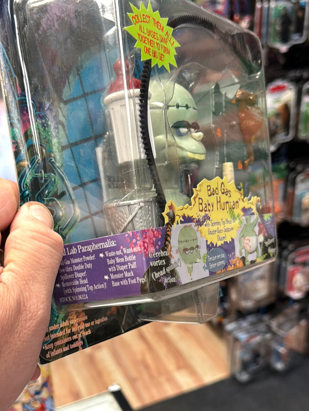 Bad Gas Baby Human (Vintage Toonsylvania, Toy Island) SEALED