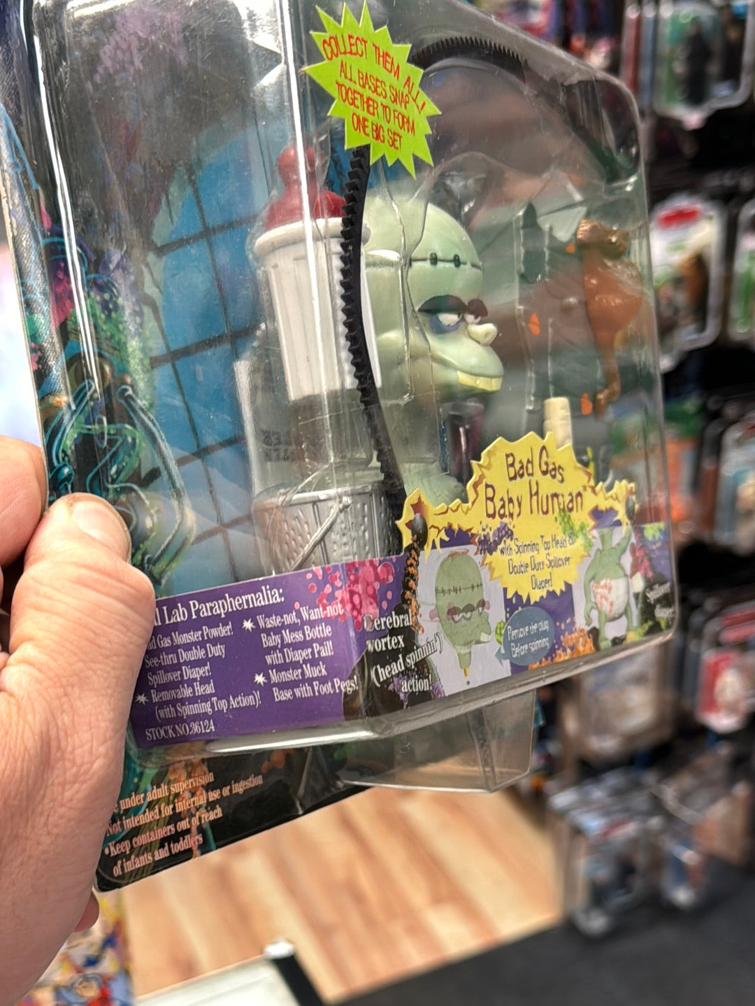 Bad Gas Baby Human (Vintage Toonsylvania, Toy Island) SEALED