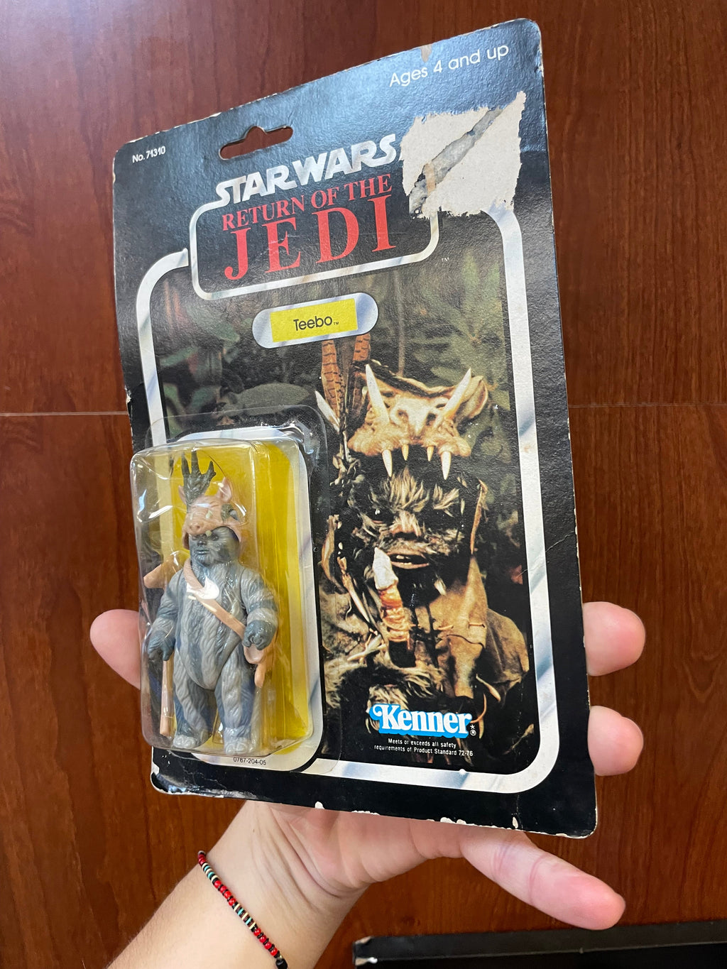 Teebo ROTJ 77 Back 0473 (Vintage Star Wars, Kenner) **SEALED**