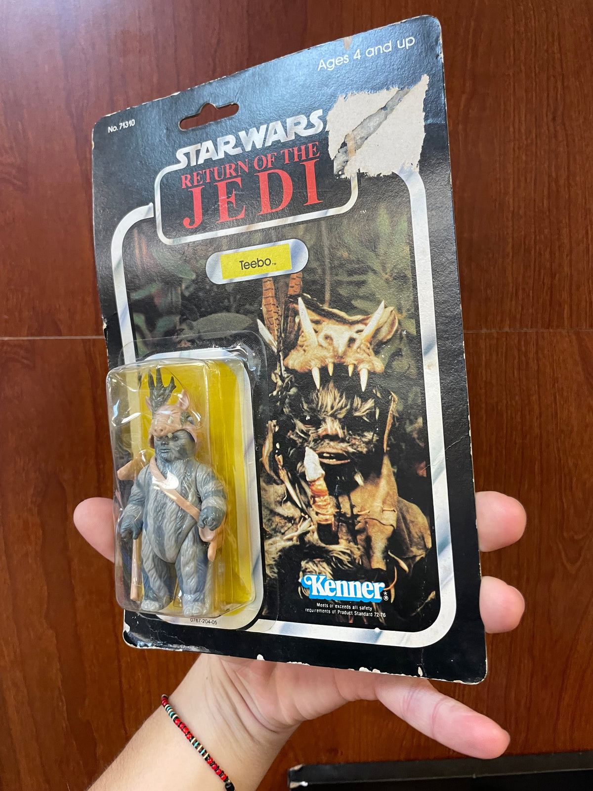 Teebo ROTJ 77 Back 0473 (Vintage Star Wars, Kenner) **SEALED**