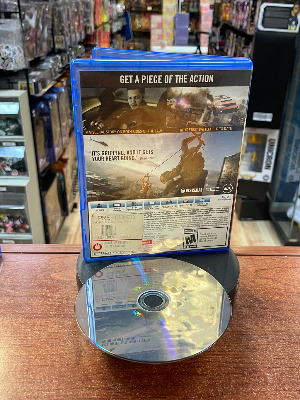 Battlefield Hardline (Sony Playstation PS4, Video Games) **TESTED**