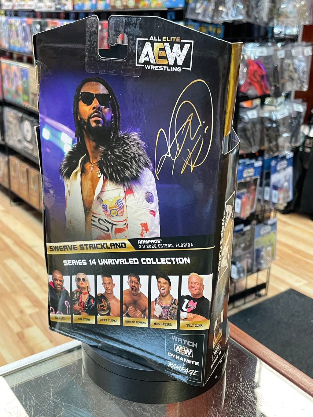 Swerve Strickland #126 (AEW All Elite Wrestling, Jazwares) **SEALED**