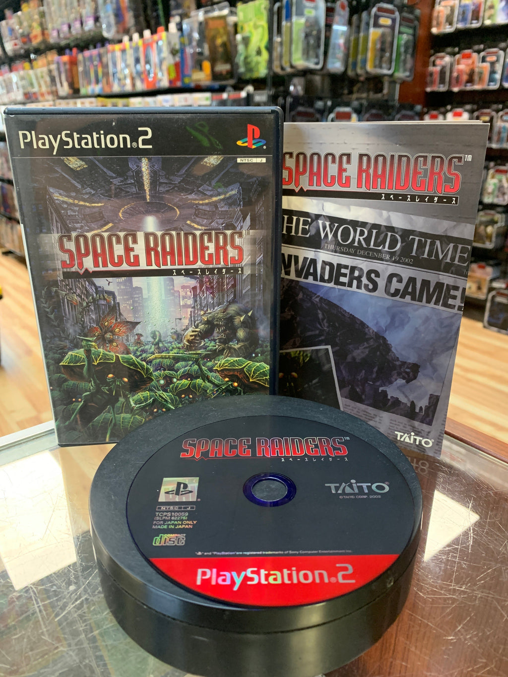 Space Raiders (PS2 Playstation, Japanese, Video Game) **TESTED**
