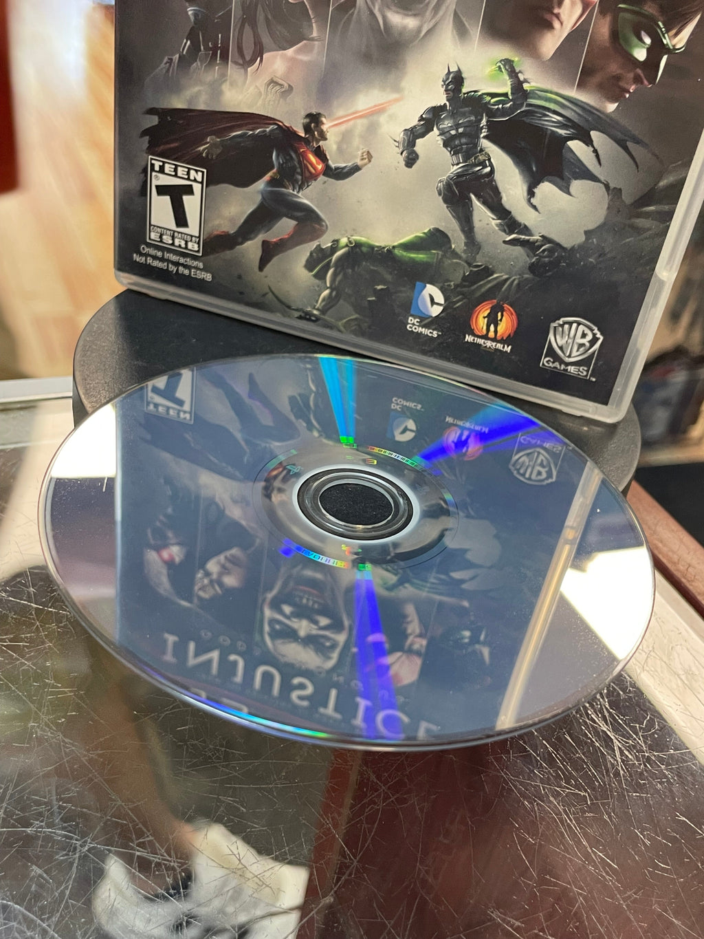 Injustice Gods Among Us (Sony Playstation PS3, Video Games) **TESTED**