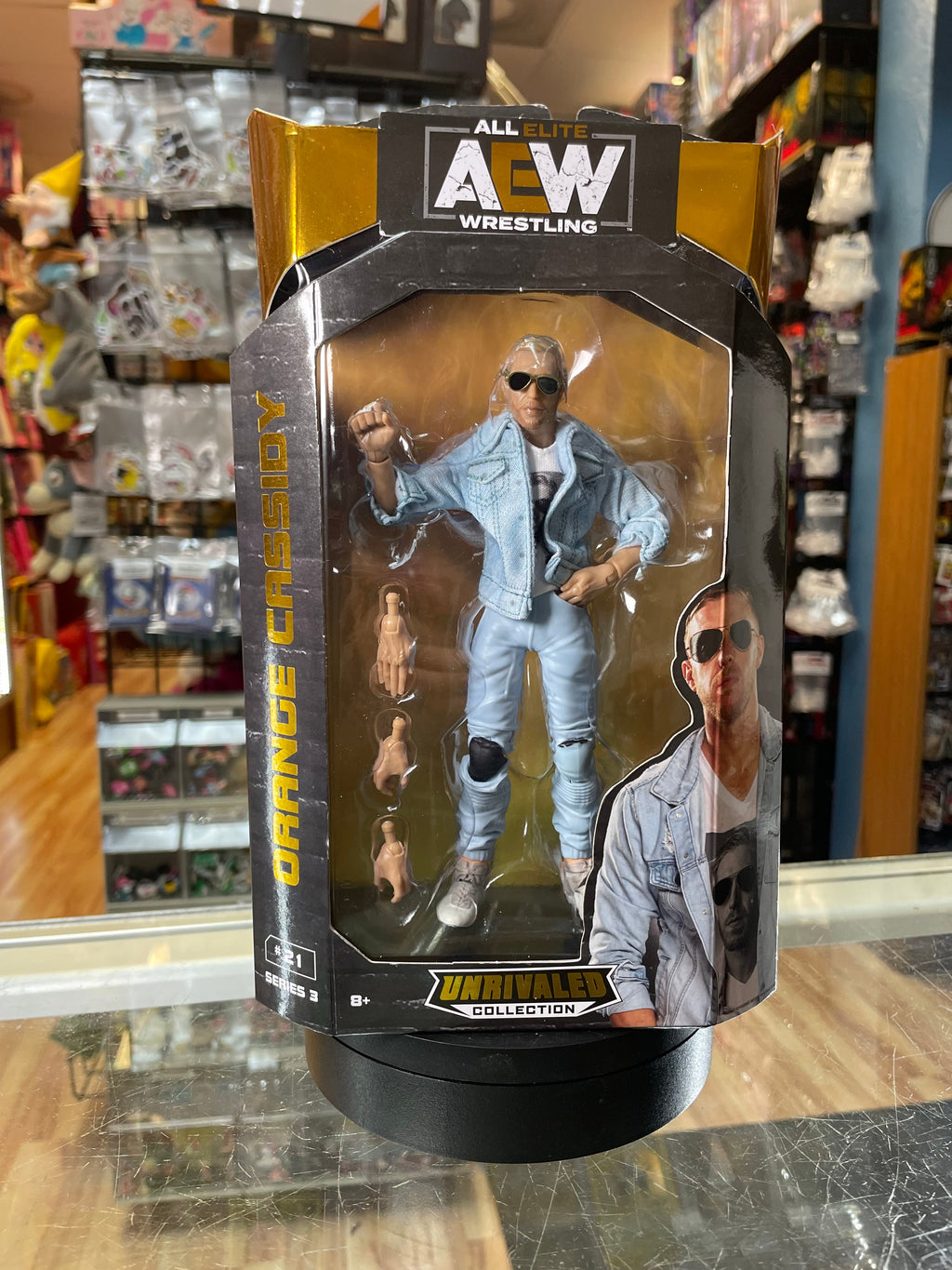 Orange Cassidy Unrivaled #21 (AEW Unmatched Collection, Jazwares) SEALED