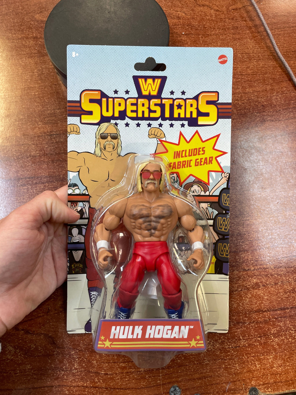 Red Trunks Hulk Hogan Series 8 (WWE Superstars, Mattel) SEALED