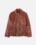 1970's Leather Jacket "Smoke"