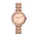 Fossil Women's Karli 32mm Three-Hand, Rose Gold-Tone Alloy Watch