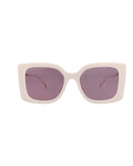 Square-Frame Injection Sunglasses
