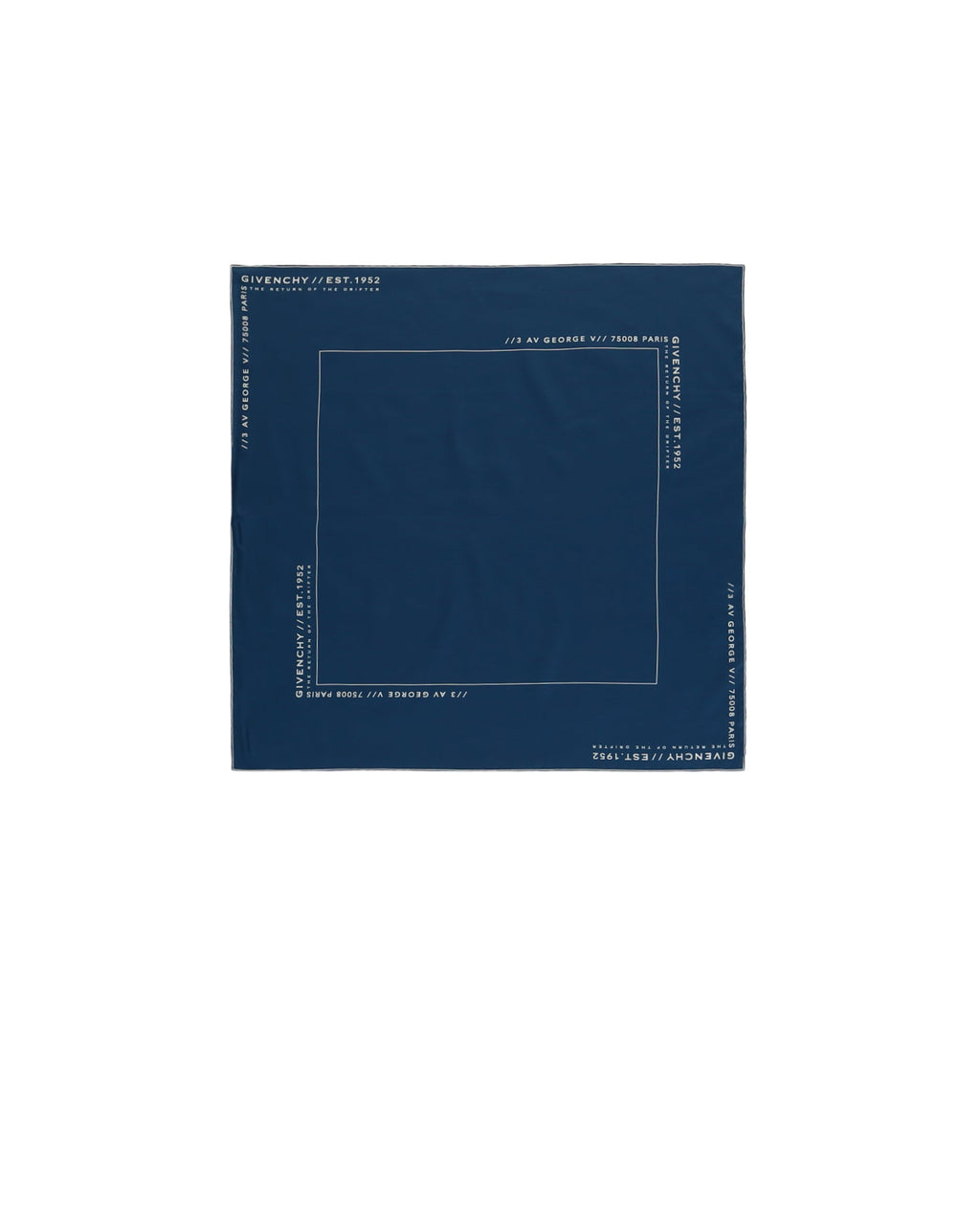 Address Logo Silk Scarf