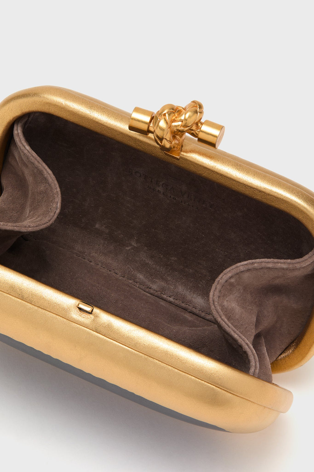 BOTTEGA VENETA Two Tone Knot Clutch