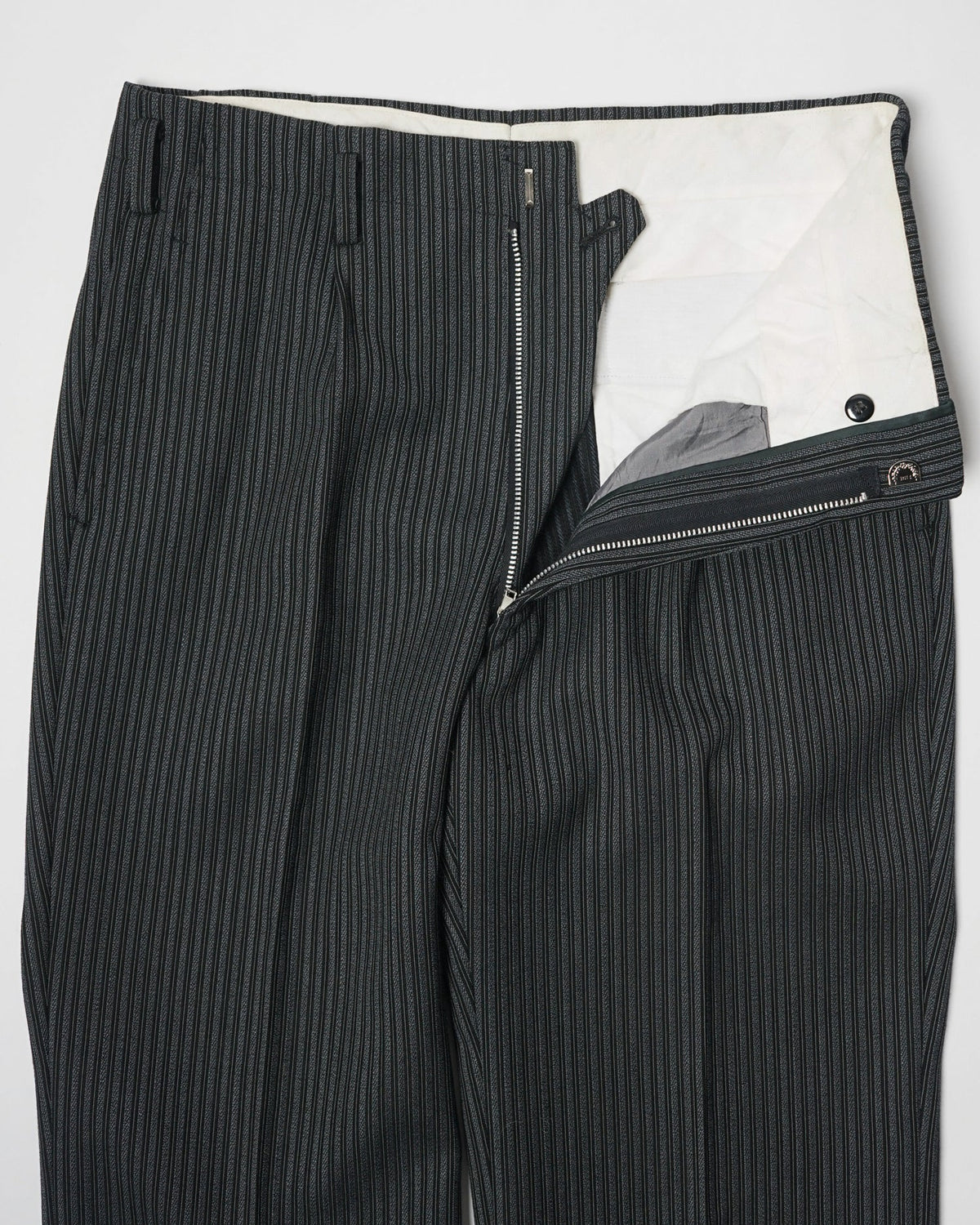 1960’s Stripe Wool Trousers / Size: 30