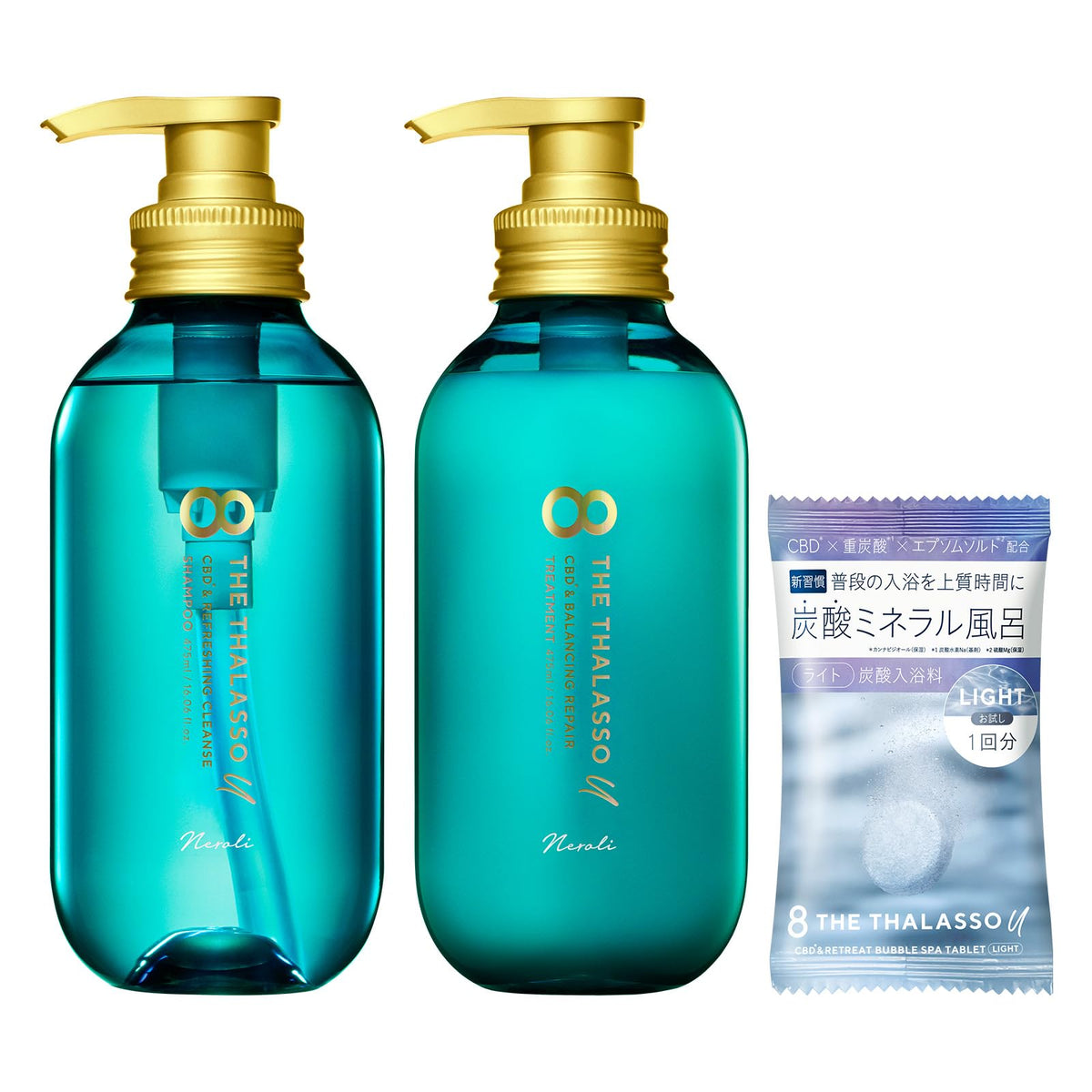 8 the THALASSO U限量版洗发水护发素套装 橙花香475ml