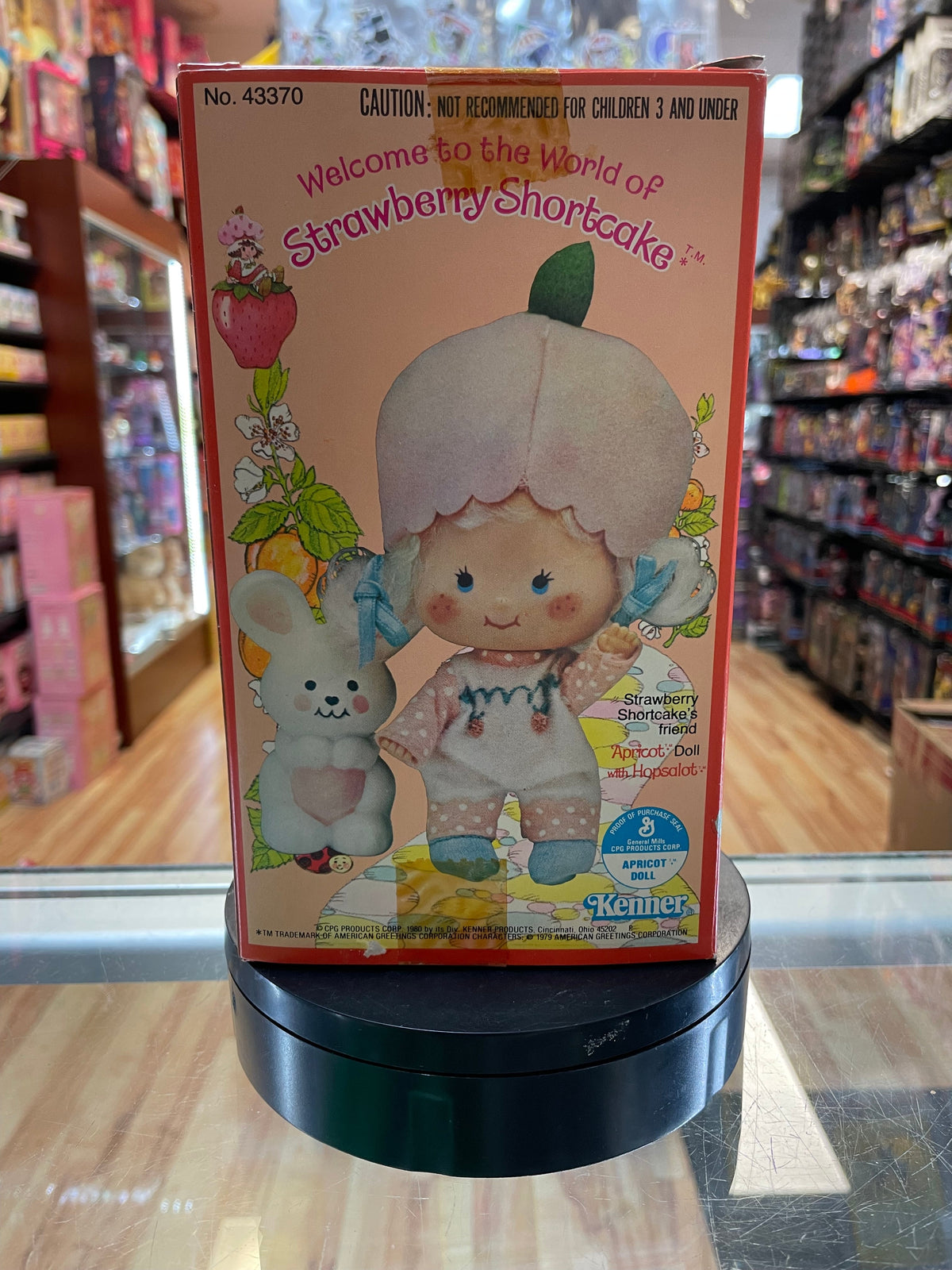 Apricot with Hopsalot Doll (Vintage Strawberry Shortcake, Kenner) **SEALED**