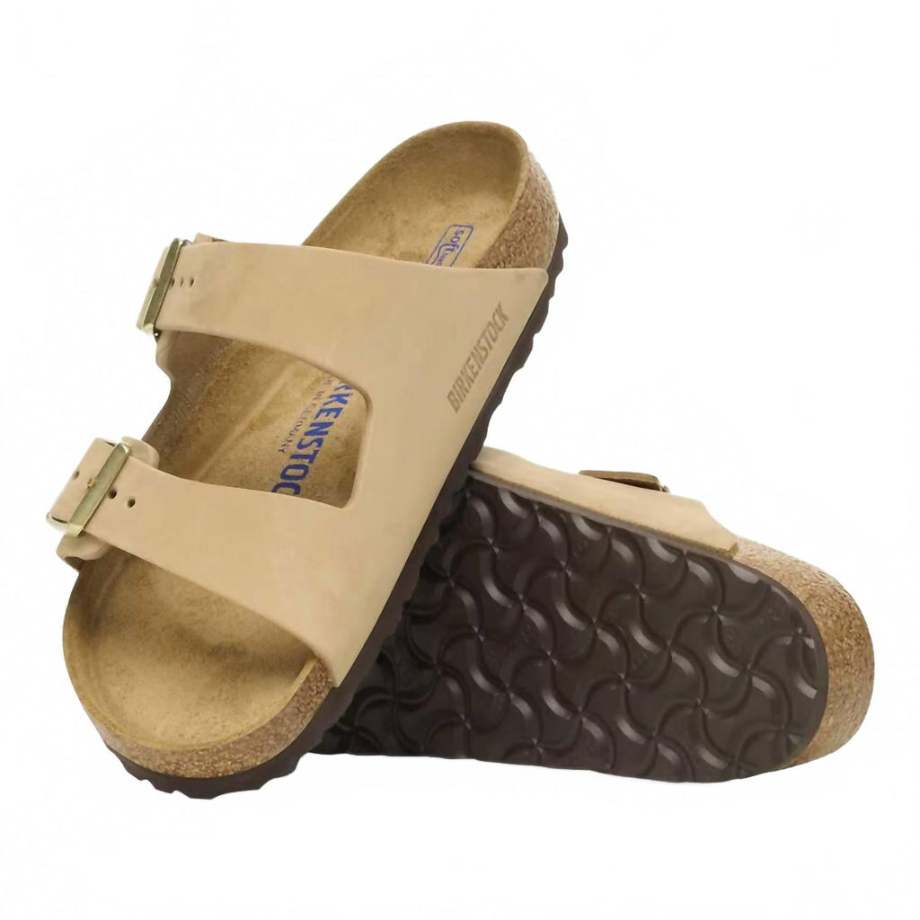 Women's Arizona Nubuck Soft Footbed Sandal In Sandcastle