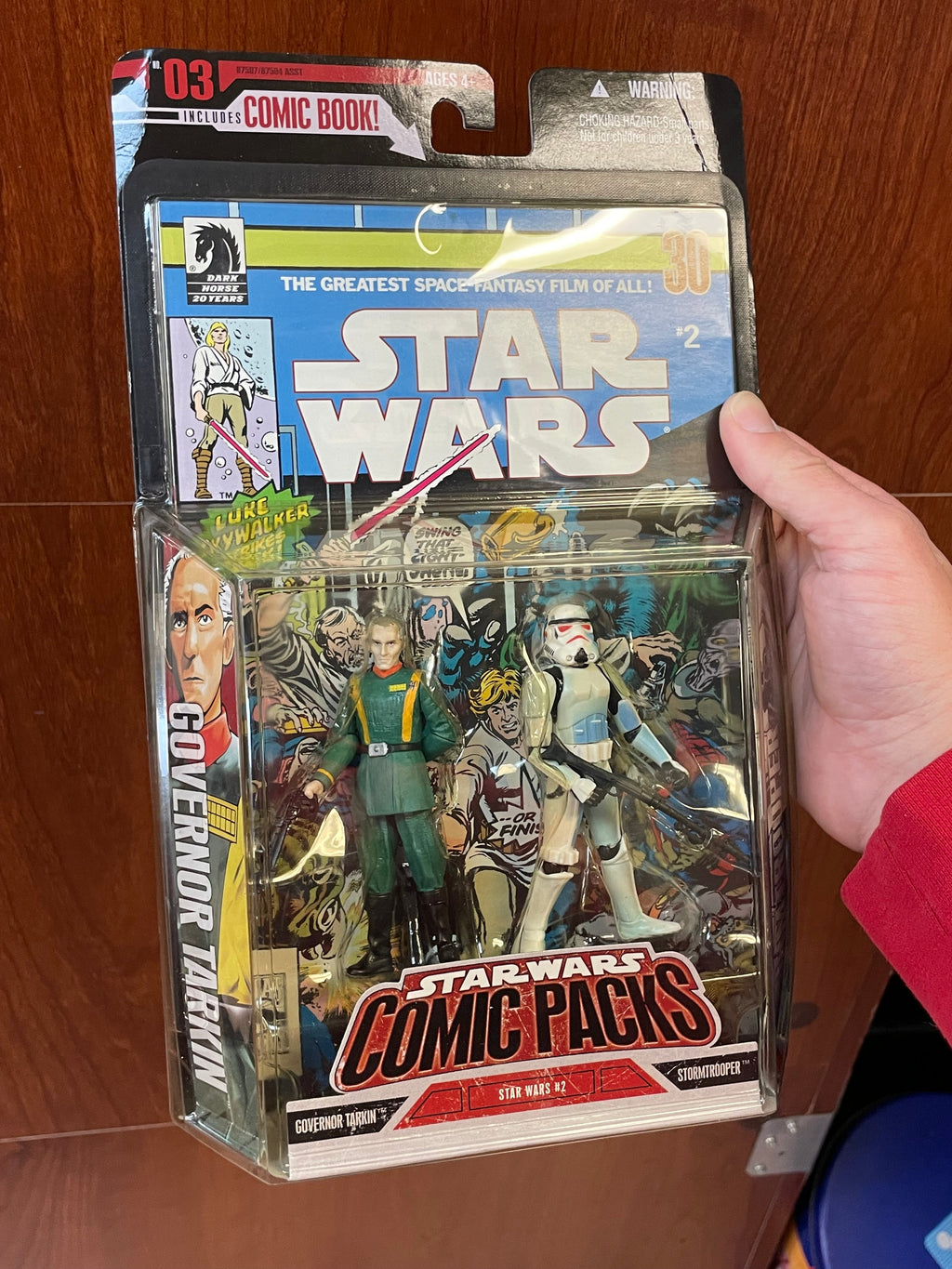 Governor Tarkin & Stormtrooper #2 (Star Wars Comic Packs, Dark Horse, Hasbro) SEALED