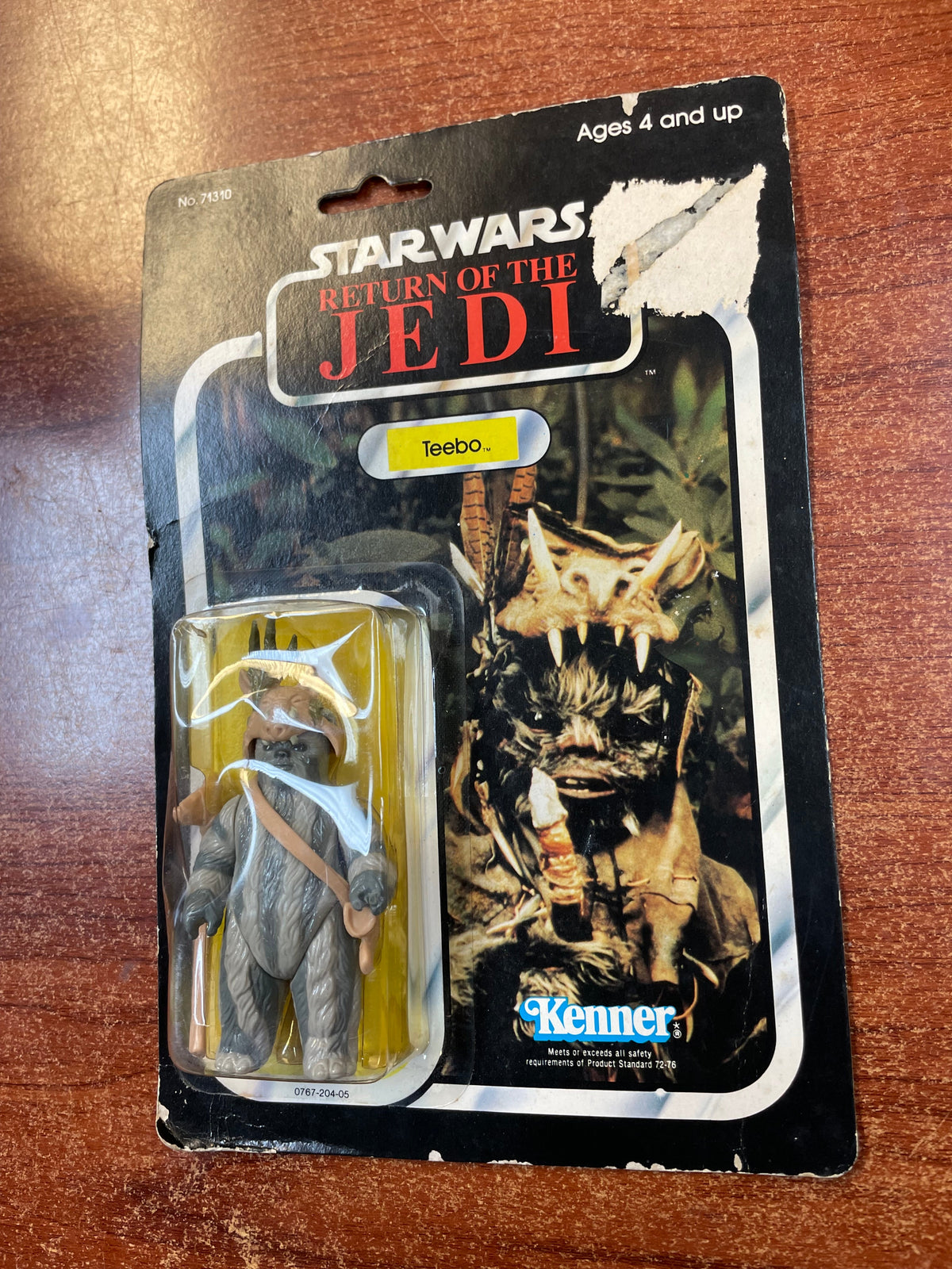 Teebo ROTJ 77 Back 0473 (Vintage Star Wars, Kenner) **SEALED**