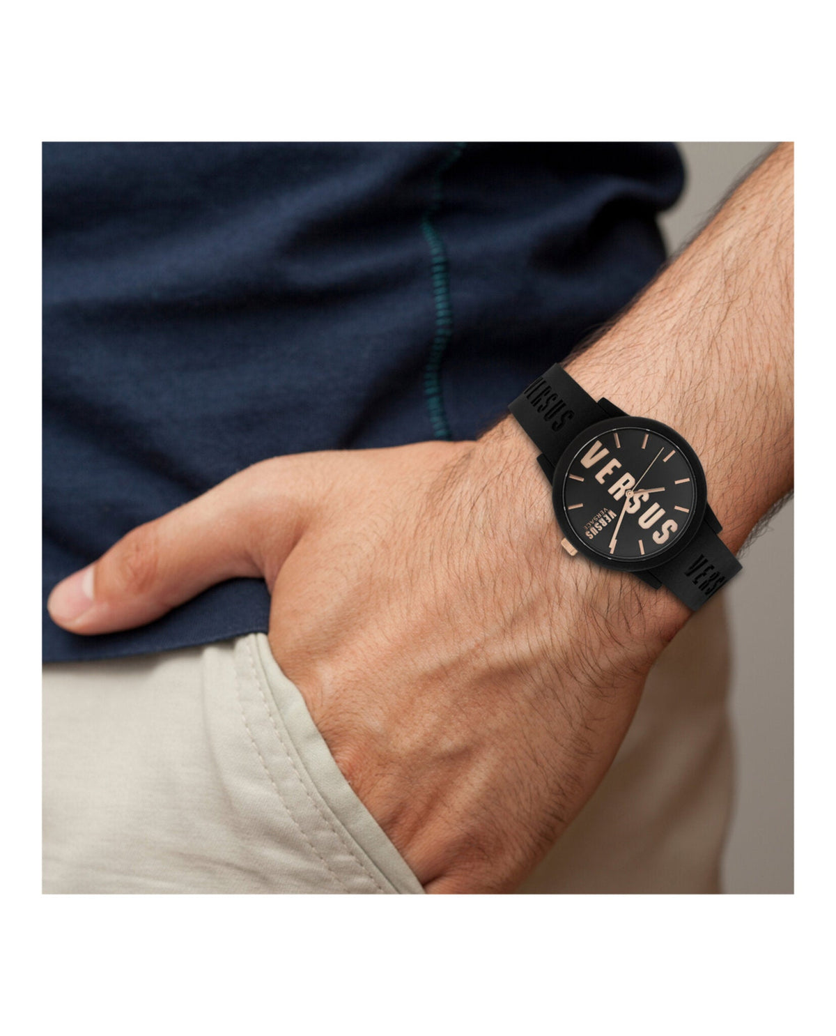 Barbes Silicone Strap Watch