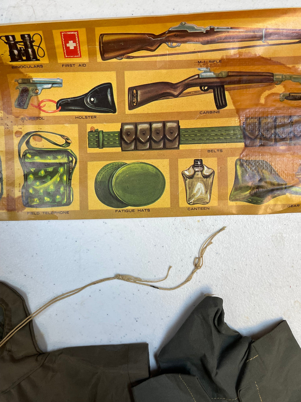 Action Marine with Foot Locker (Vintage 12” GI Joe, Hasbro) **Original**