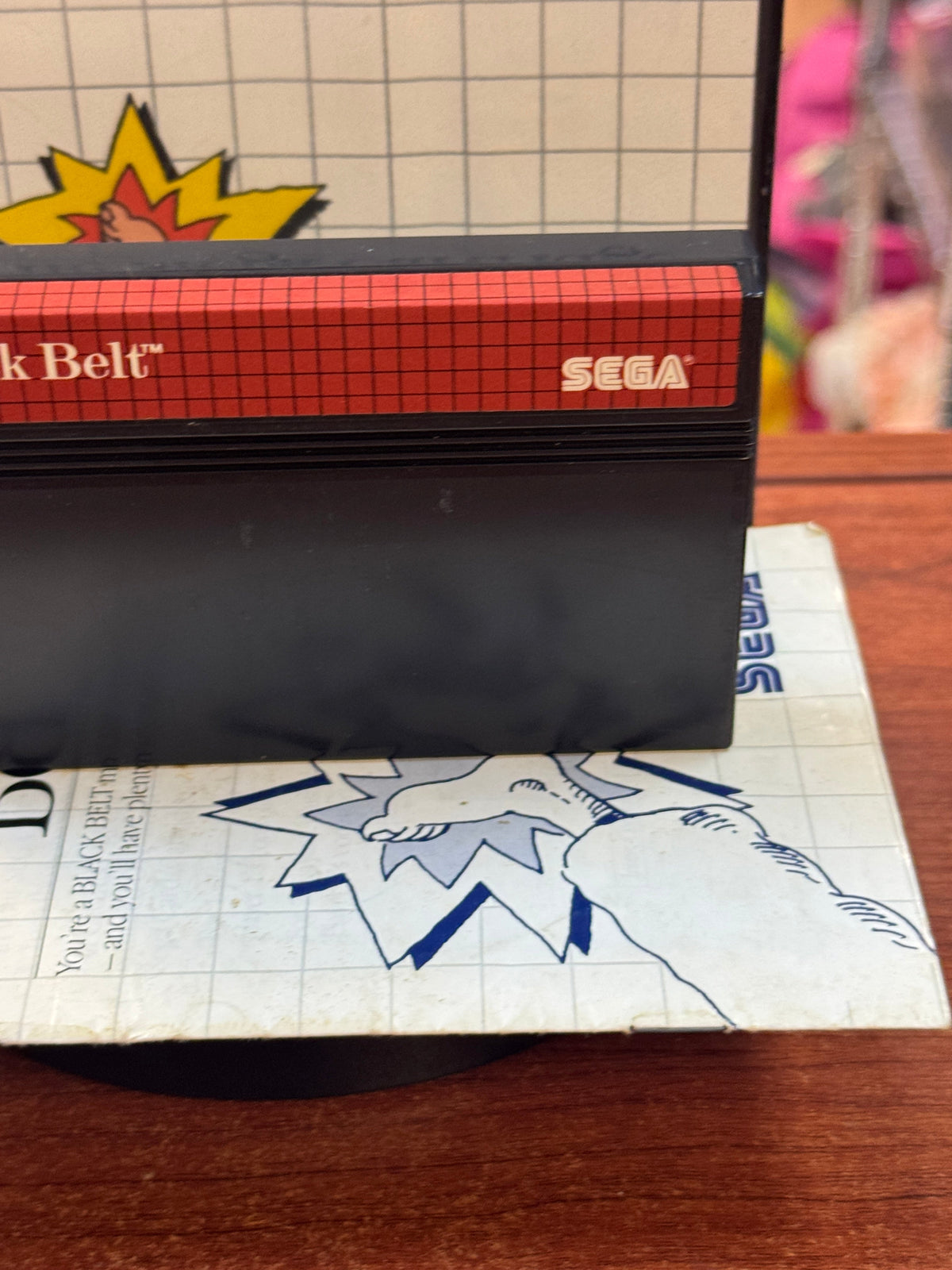 Black Belt with Box & Manual (Vintage Sega Master System, Video Game)
