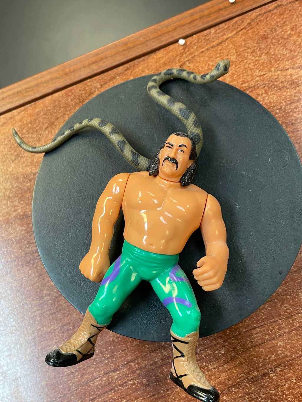 Jake the Snake Roberts (Vintage WWF WWE, Hasbro) COMPLETE