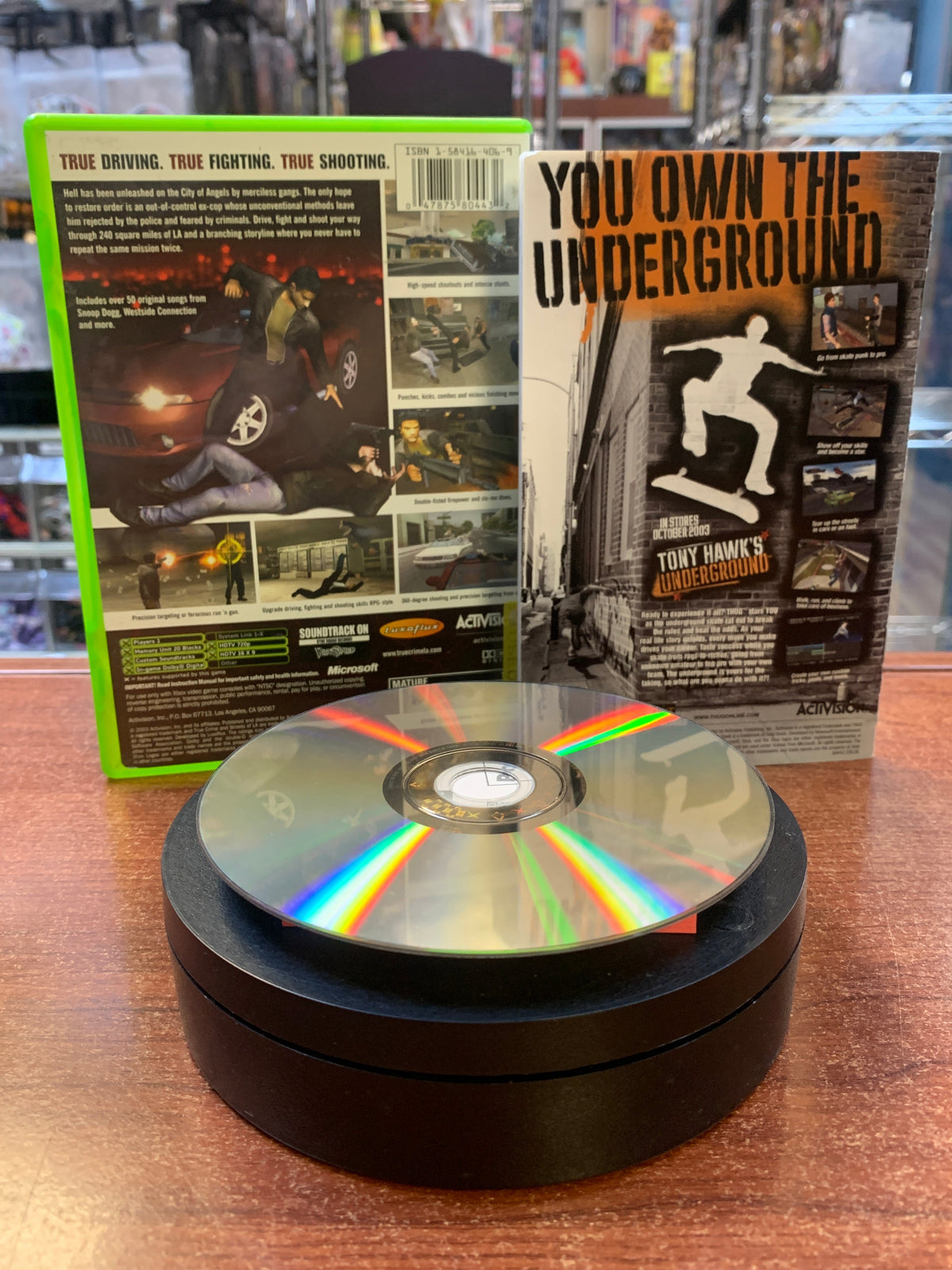 True Crime Streets of LA (Xbox, Activision, Video Game) **TESTED**