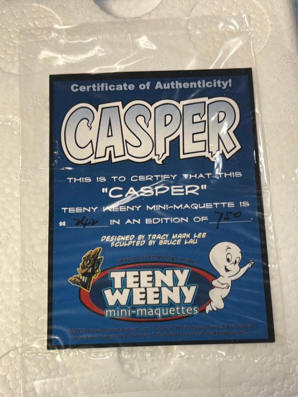 Casper MIni Marquette 242/750 (World of Harvey, Casper Teeny Weeny) NIB