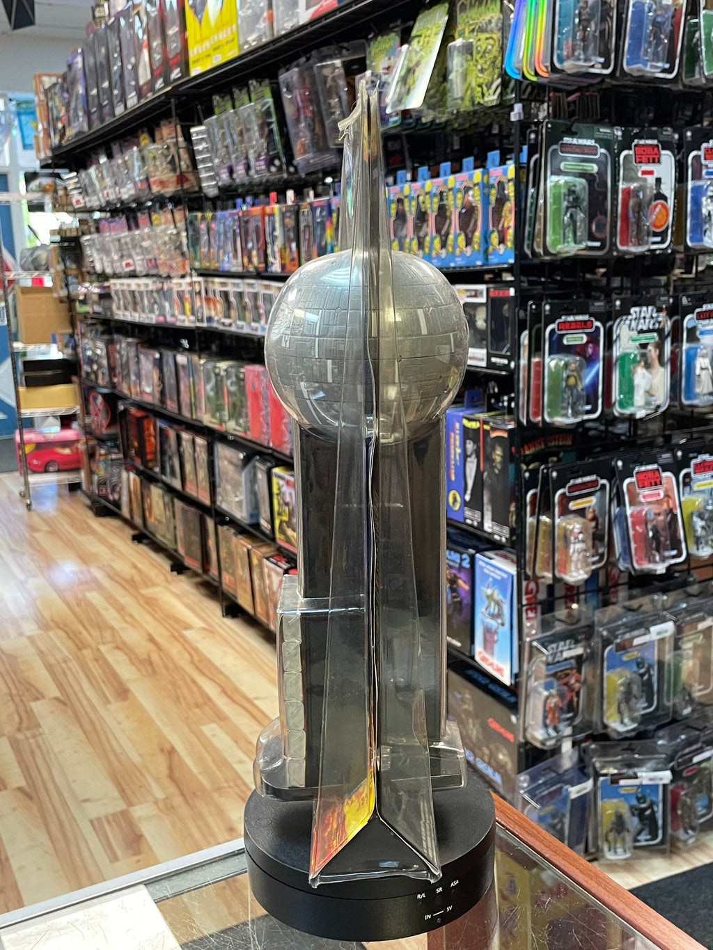 Giant Pez Death Star 12”(Star Wars, Candy Dispenser) OPEN BOX