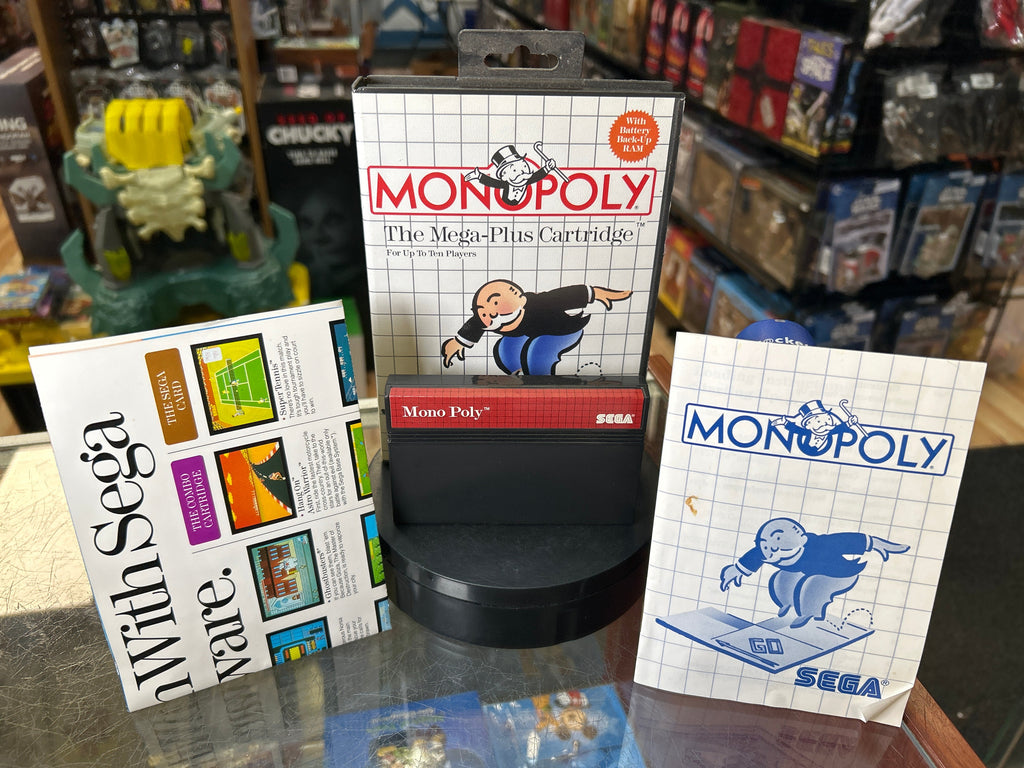 Monopoly 0837 (SEGA Master System SMS, Video Games) **COMPLETE**