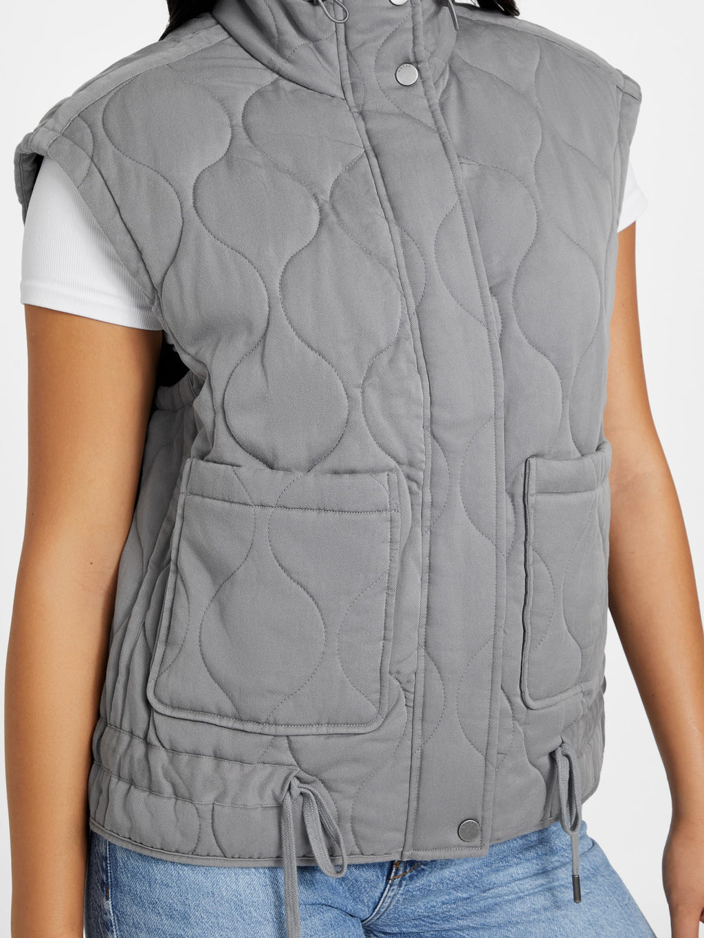 Glass Quilted Vest