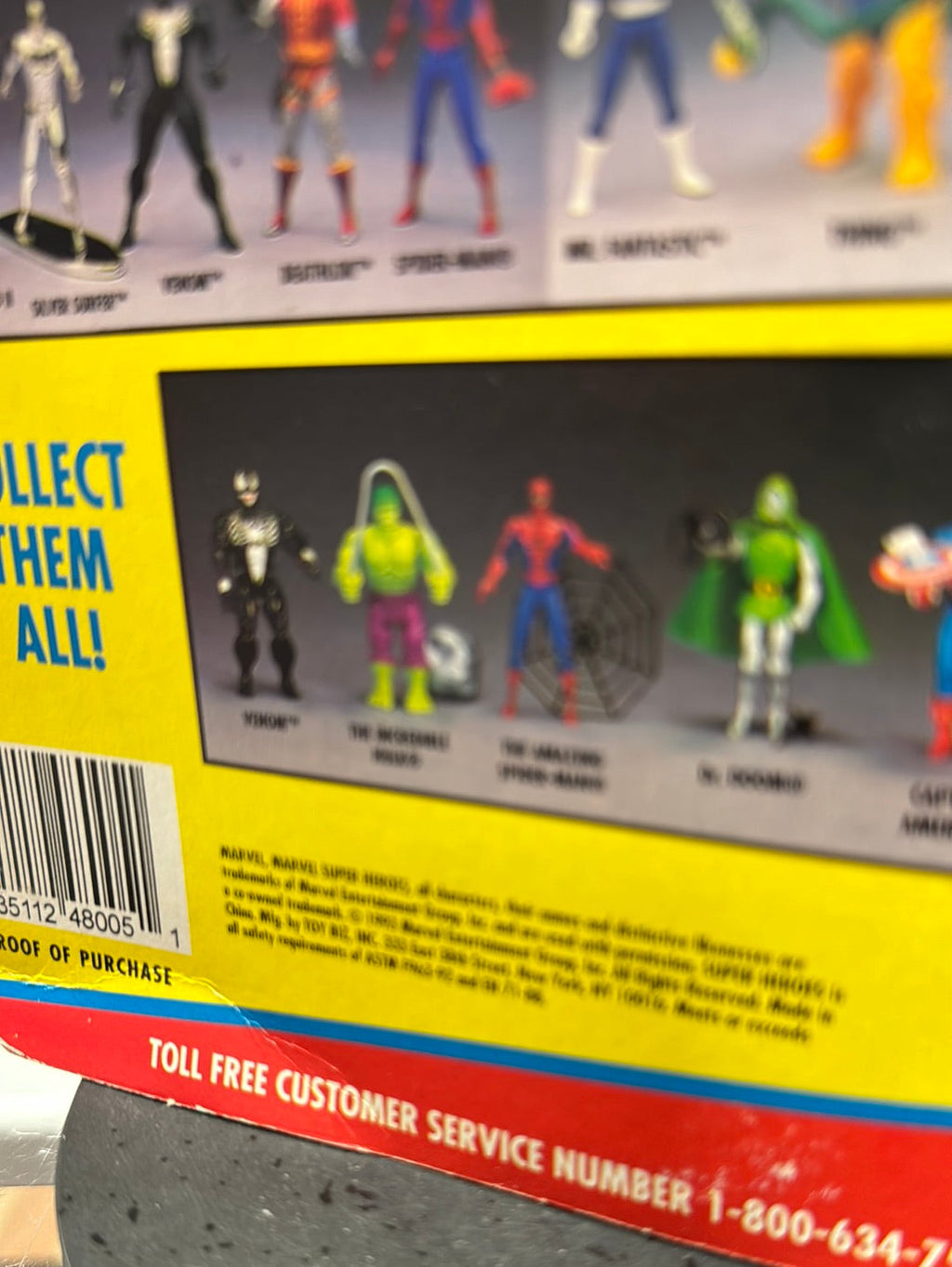 Squirt Alien Venom (Vintage Marvel Superheroes, ToyBiz) Sealed
