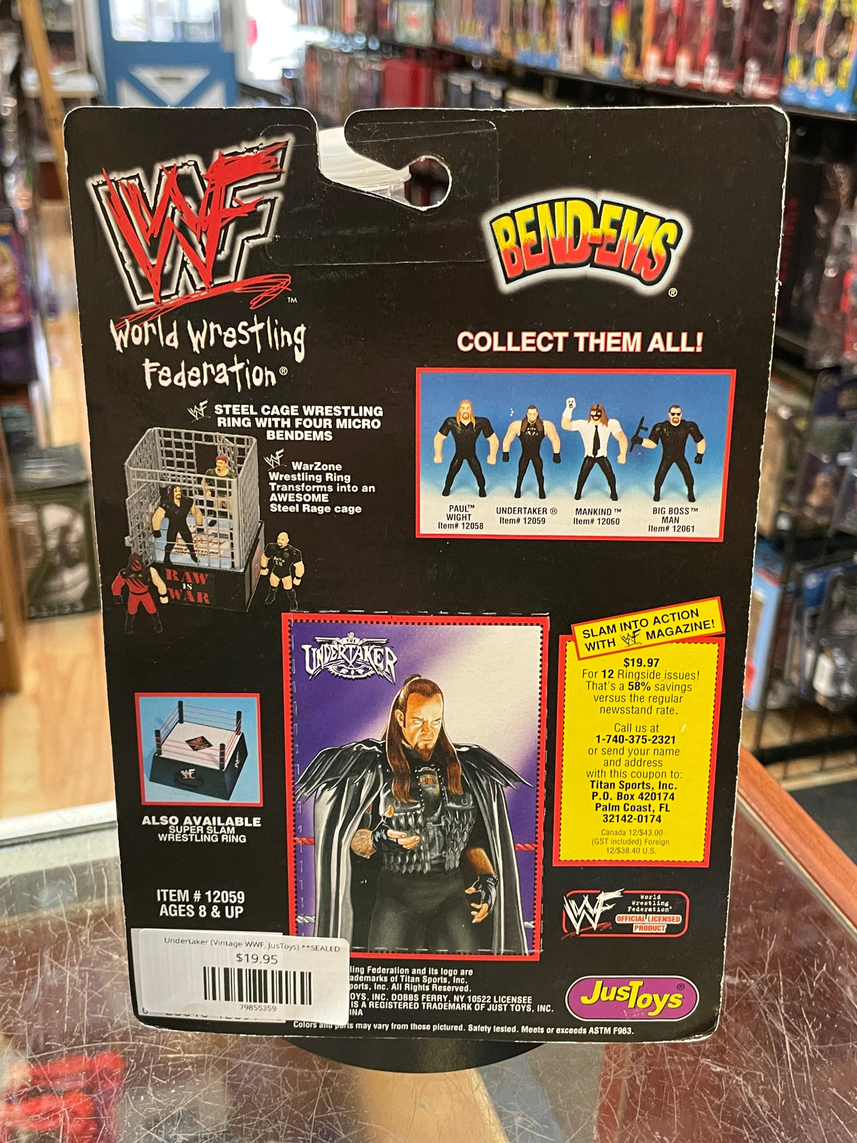 Undertaker (Vintage WWF, JusToys) **SEALED**