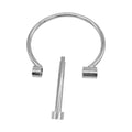 Adornia Screw Cuff silver