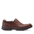 Clarks Bradley Free in Brown Leather