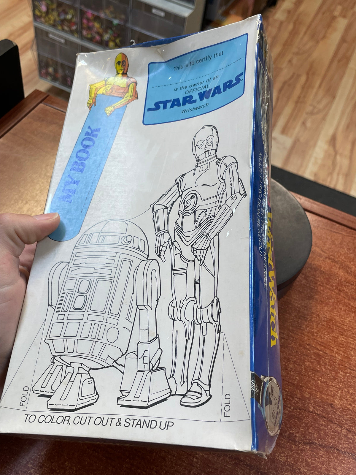 R2-D2 & C-3PO Wrist Watch 1980 (Vintage Star Wars, Bradley Time) **SEALED**