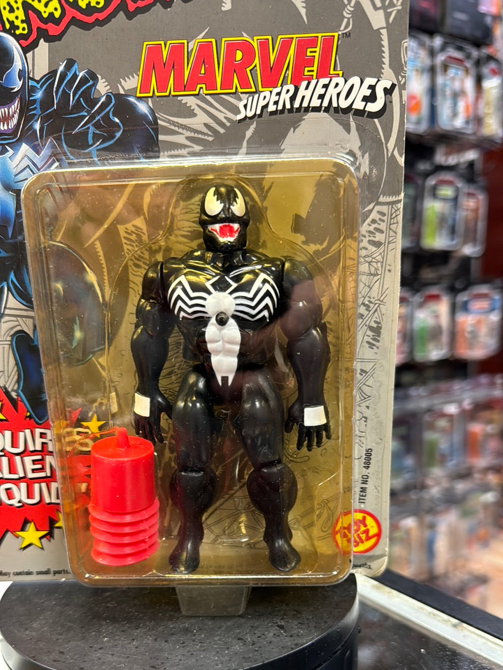 Squirt Alien Venom (Vintage Marvel Superheroes, ToyBiz) Sealed