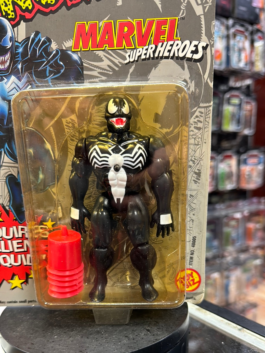 Squirt Alien Venom (Vintage Marvel Superheroes, ToyBiz) Sealed