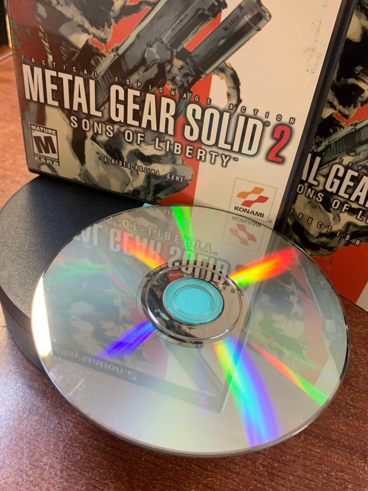 Metal Gear Solid 2 (PS2 Sony Playstation, Video Game) **TESTED**