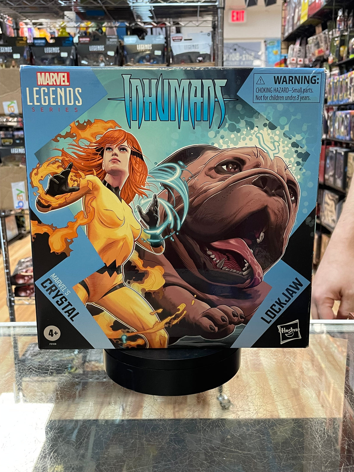 Lockjaw & Crystal (Marvel Legends, Hasbro) **SEALED**