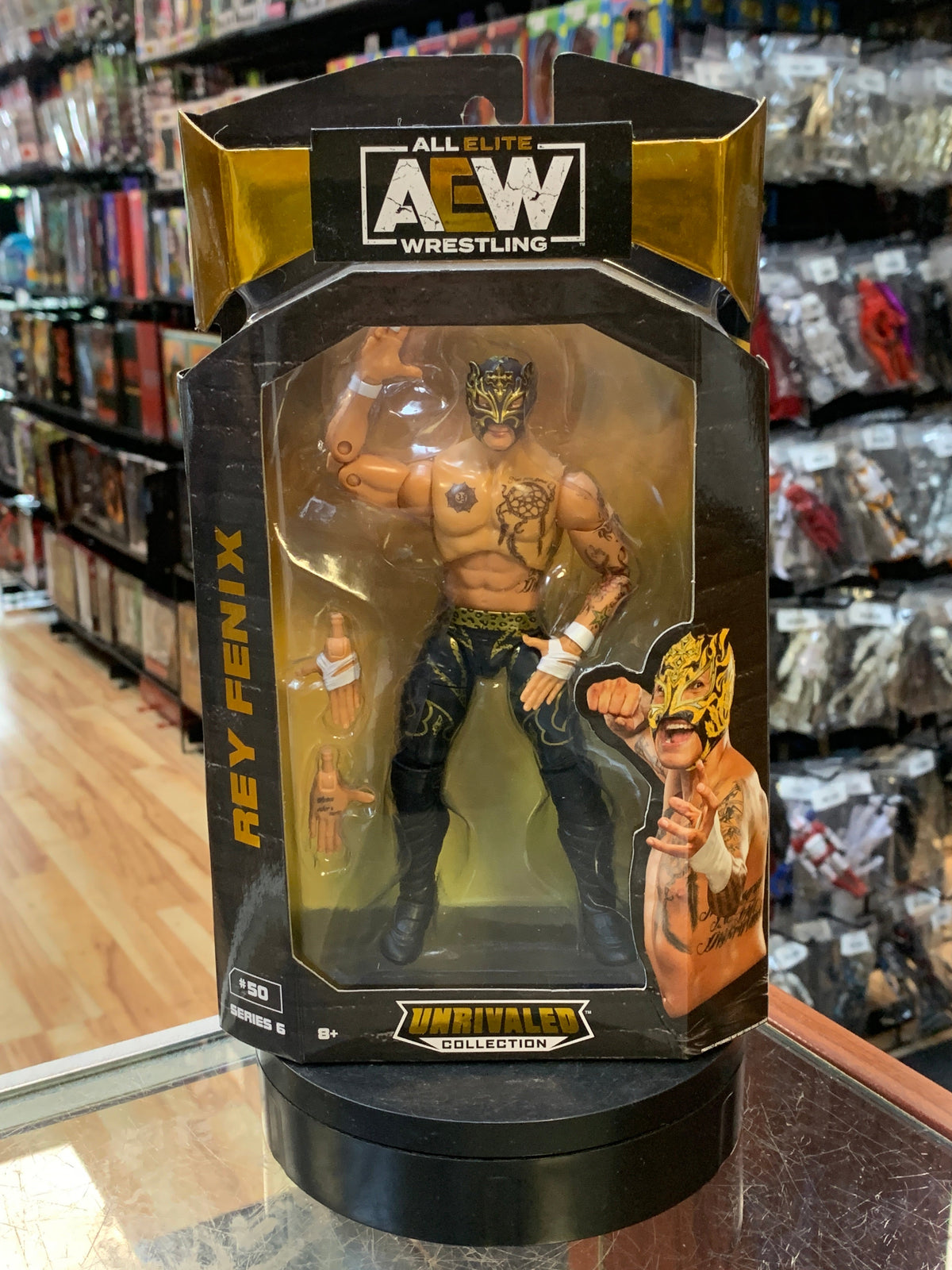 Rey Fenix #50 (AEW Unmatched Collection, Jazwares) **SEALED**