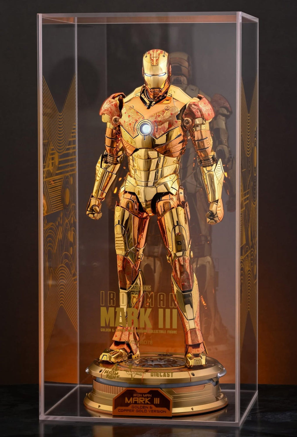 READY🔥Hot Toys MMS848d78 Iron Man Mark III (Golden & Copper Gold Version) Special Edition [Hot Toys Exclusive]