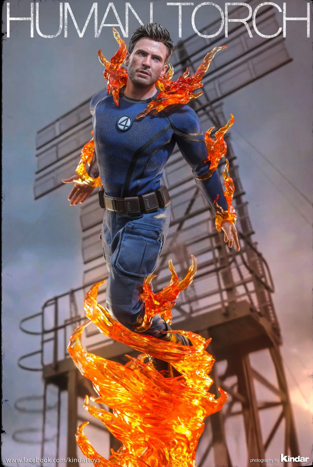 READY🔥Hot Toys MMS789 Deadpool & Wolverine 1/6th scale Human Torch Collectible Figure