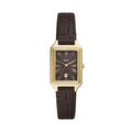 Fossil Women's Raquel 23mm Three-Hand Date, Gold-Tone Stainless Steel Watch